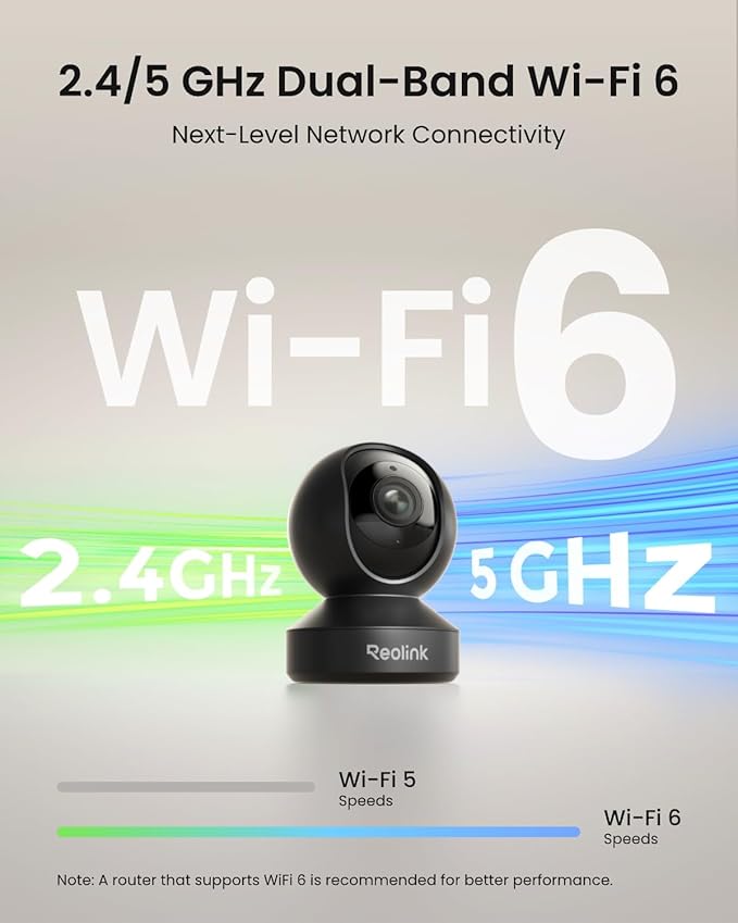 REOLINK Smart 4K UHD Pan & Tilt Dual-Band Wi-Fi 6 Indoor Security Camera - Image 8