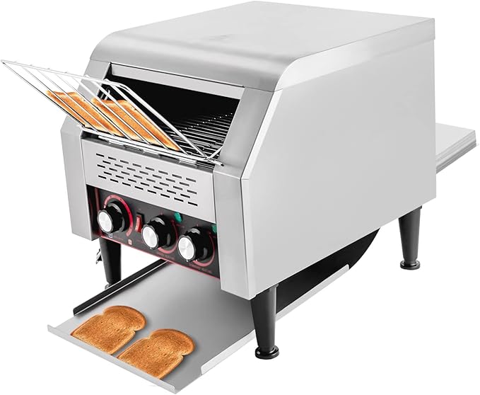 Conveyor Toaster, 2200W 300Pcs/H Electric Commercial Toasting Bread Bagel Home by AOOCHU
