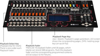 Ygybeyond DMX 1024Controller, 1024 channel Controller, Stage Lighting Equipment - Image 8