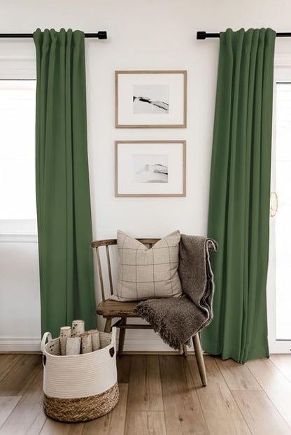 100% Blackout Shield Linen Blackout Curtains - Image 6