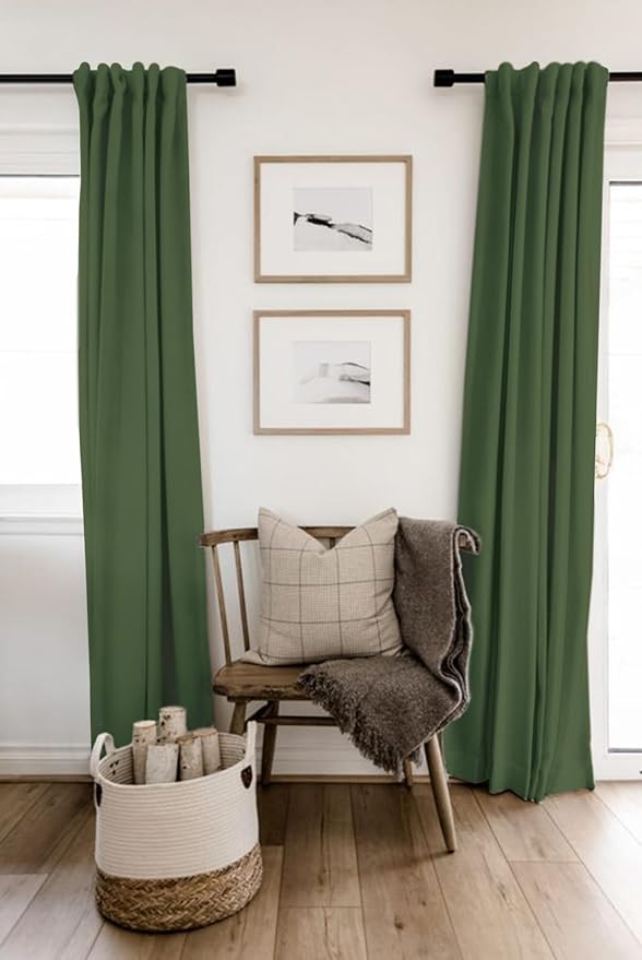 100% Blackout Shield Linen Blackout Curtains - Image 6