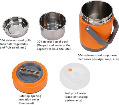 AYNEFY Electric Lunch Box, 2L Stainless Steel Portable Electric Food Warmer - Image 7