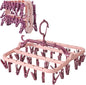 Clothes Drying Racks Foldable Clip Hangers Plastic by Foshine