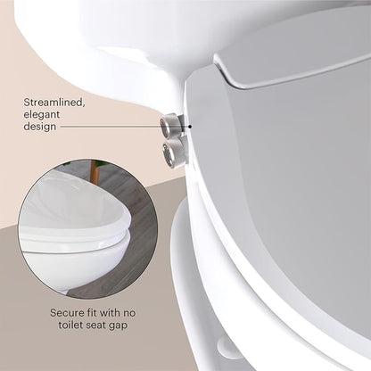 Brondell Bidet Toilet Seat, Non-Electric Swash Ecoseat, Fits Elongated Toilets - Image 8