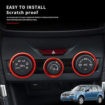 Auovo AC Climate Control Knob Outer Ring Covers Accessories - Image 4