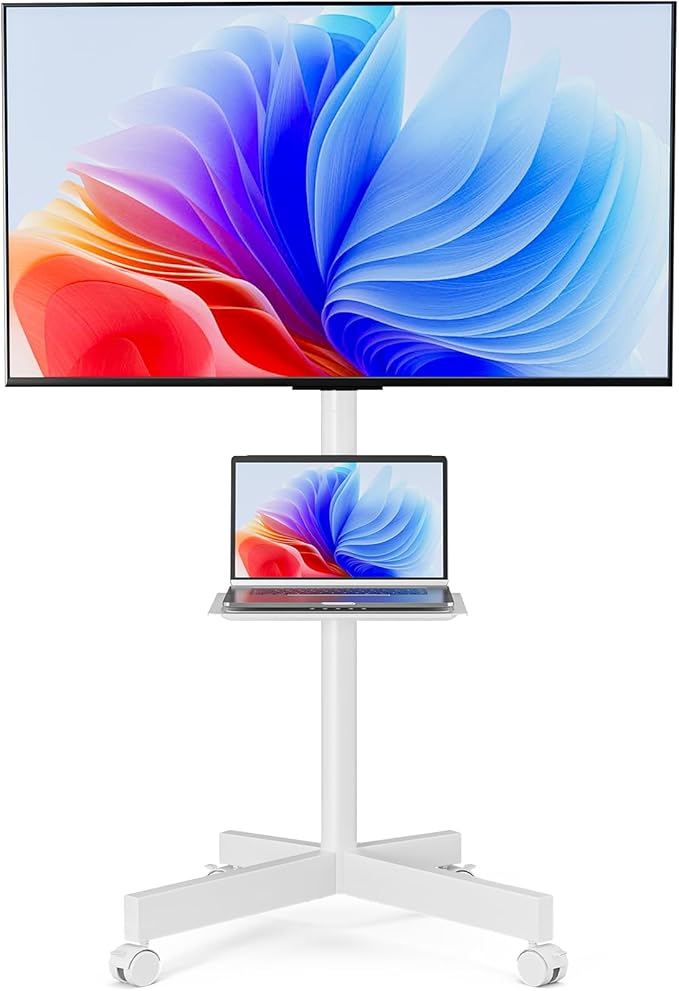 HOLMAXD Mobile TV Stand for 23-65 Inch LCD LED Flat/Curved Panel Screen TVs by Unknown