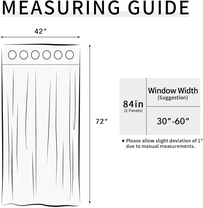 Easy-Going Blackout Curtains for Bedroom, Solid Thermal Insulated Grommet and - Image 7