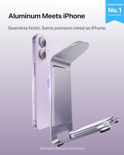 Intoval Aluminum 3 in 1 Wireless Charging Station - Image 2