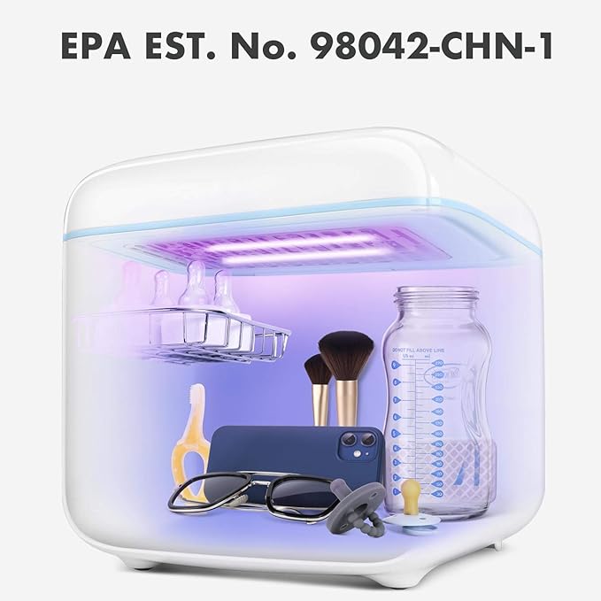 Papablic 4-in-1 UV Light Sanitizer and Dryer, Large Capacity UV-C Cleaner - Image 8