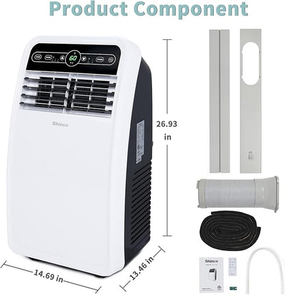 Shinco 8, 000 BTU Portable Air Conditioner, AC Unit - Image 8