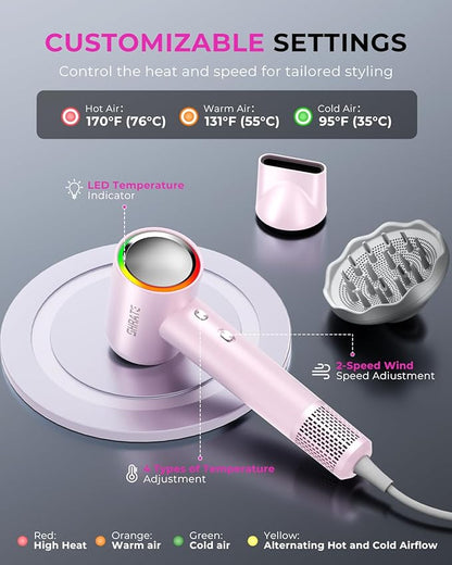 SHRATE Professional High Speed Ionic Hair Dryer | Ultra-Fast Drying | 500 - Image 8