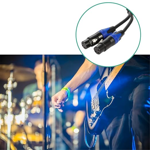 Seefeful 1 Male to 2 Female XLR Y Splitter Micrphone Cable, 3pin Male to Dual - Image 6
