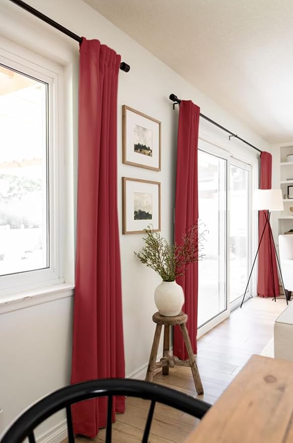 100% Blackout Shield Linen Blackout Curtains - Image 5