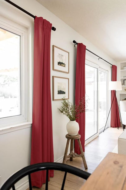 100% Blackout Shield Linen Blackout Curtains - Image 5