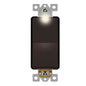 LIDER Minimalist Design Matte Finish Lighted 4-Way Decorator Light Switch by LIDER