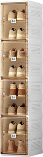 ANTBOX Shoe Organizer Storage Box, Portable Folding Shoe Rack by ANTBOX