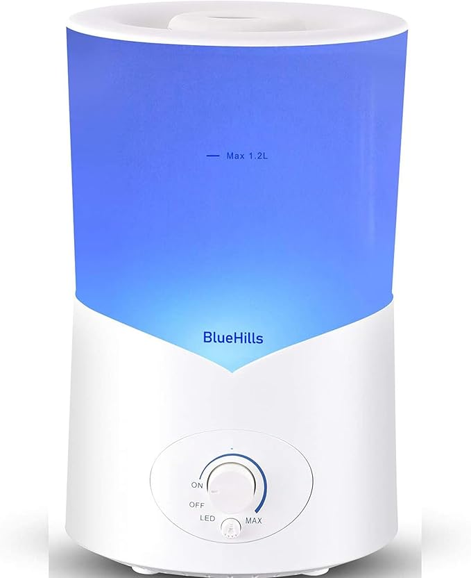 BlueHills Large 1000 ML XL Essential Oil Diffuser White Aromatherapy Humidifier by BlueHills
