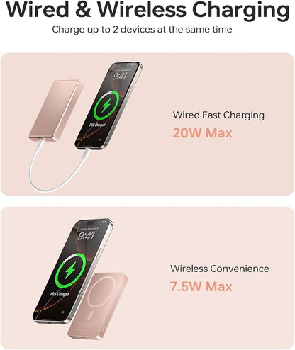 10, 000mAh for MagSafe Power Bank Ultra Slim, Magnetic Wireless Charger - Image 4