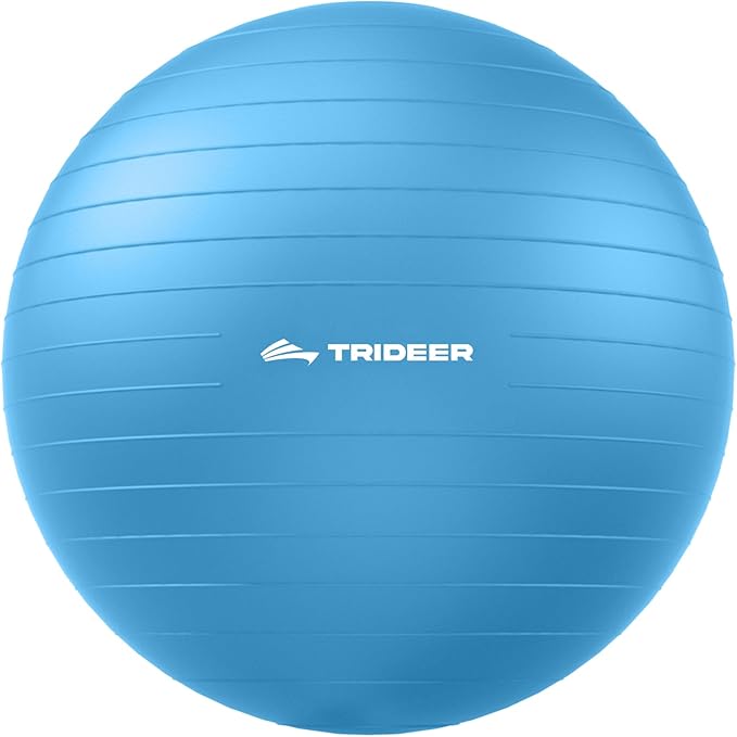 Trideer Exercise Ball for Yoga, Pilates & Fitness – Stability Ball Equipment by Trideer