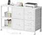 6 Drawer File Cabinet with Charging Station Rolling Printer Stand with Open by Maihail