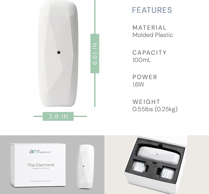 Air Esscentials The Diamond Gift Set, Smart Scent Air Machine Kit, Cold & - Image 6