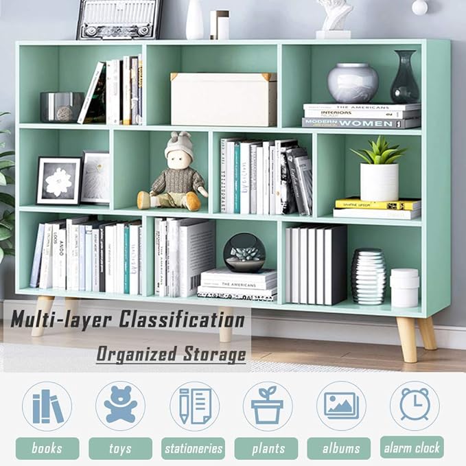 IOTXY Wooden Open Shelf Bookcase - Image 6