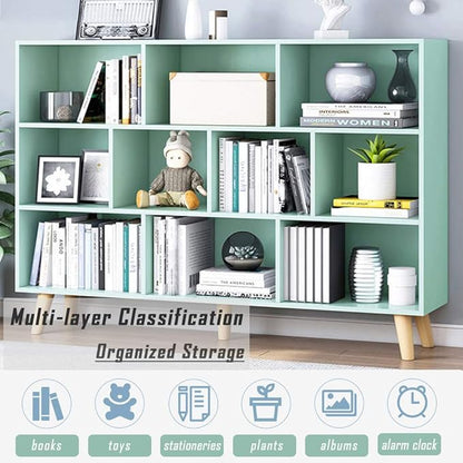 IOTXY Wooden Open Shelf Bookcase - Image 6