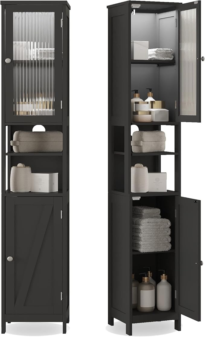 ChooChoo Tall Bathroom Storage Cabinet by ChooChoo