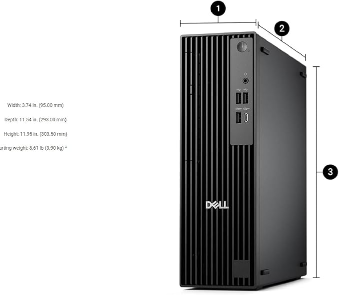 Dell Pro Slim QCS1250 Business Desktop, New OptiPlex Version, Intel Core - Image 5