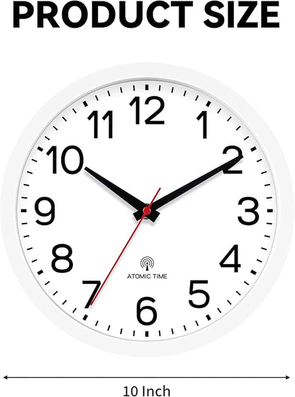 AKCISOT Atomic 10 Inch Wall Clock Analog Clocks - Image 4