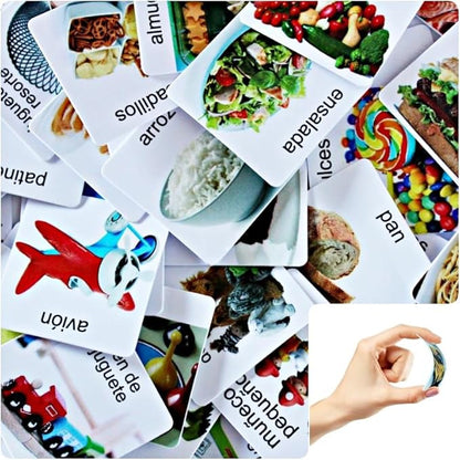 Smile4Autism Small 1.5"x1.5" Loose Spanish Visual Picture Cards, Receptive and by Smile4Autism