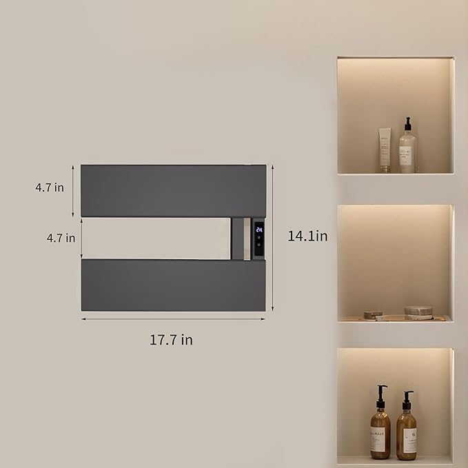 Electric Heated Towel Warmer Rack - Image 6