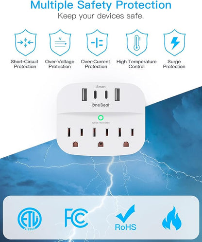 1 Pack Multi Plug Outlet Splitter - Image 5