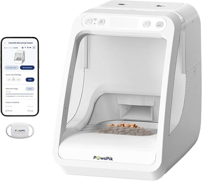 PawsPik Automatic Microchip RFID Cat Feeder, ISO Microchip & PawsPik RFID Tag by PawsPik