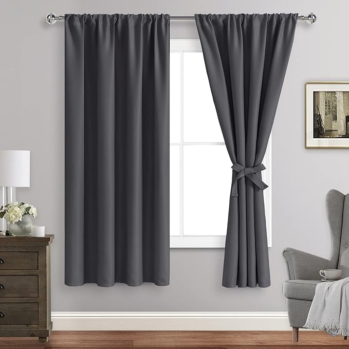 JIUZHEN Blackout Curtains for Bedroom by JIUZHEN