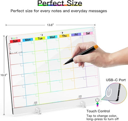 Acrylic Dry Erase Board Calendar - Image 3