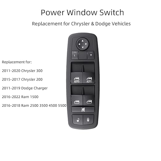 Master Power Window Control Switch Driver Side-Compatible - Image 2
