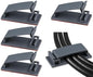 SOULWIT 50Pcs Self Adhesive Cable Management Clips, Cable Organizers Wire Clips by SOULWIT