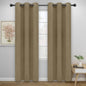 Easy-Going Blackout Curtains for Bedroom, Solid Thermal Insulated Grommet and by Easy-Going