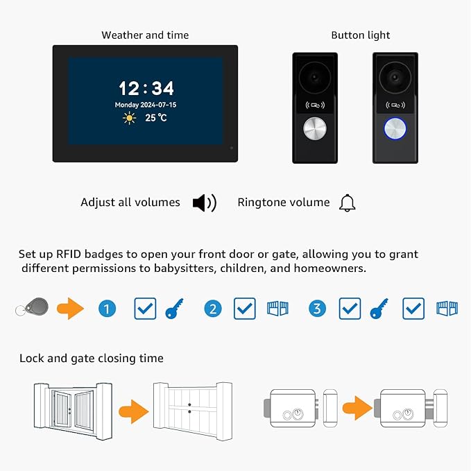 Smart Video doorbell intercom System videophone - Image 7
