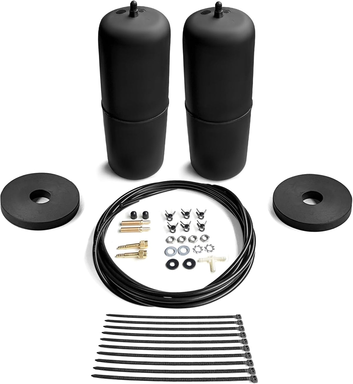 millisec rear air helper spring bag suspension kit, main product view