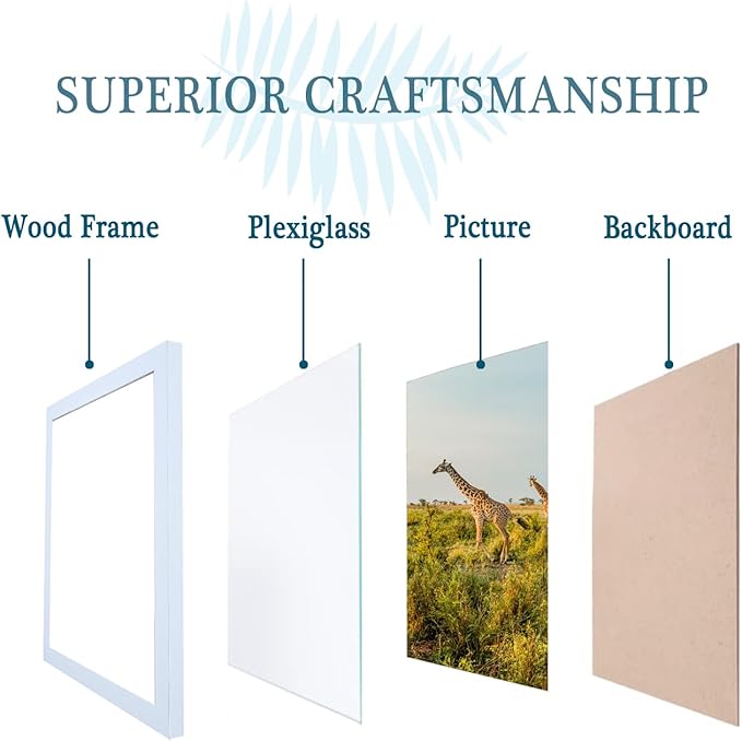 TKYGU 10x10 Picture Frame Set of 3 - Image 3