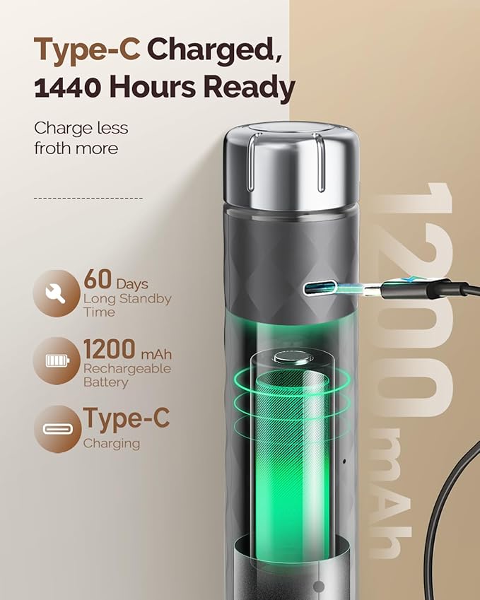 Maestri House Rechargeable Milk Frother - Image 5
