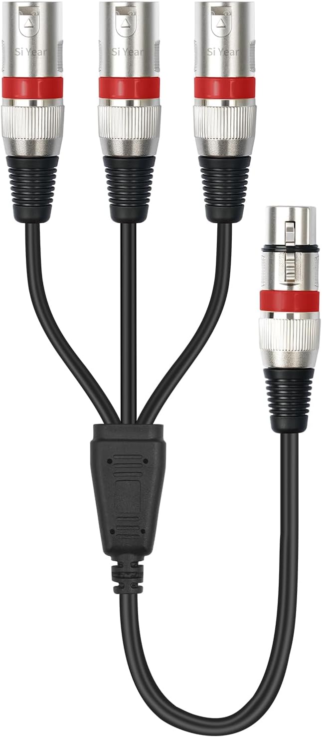 SiYear XLR Splitter Cable 3 Way - Image 3