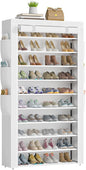 OYREL Shoe Rack 10Tier Large Capacity 50-56Pairs Beautiful Tall Shoe Shelf Free by OYREL