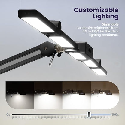 Neatfi 3, 000 Lumens LED Desk Lamp, 360 SMD LEDs, CRI 95, Adjustable Light Modes - Image 6