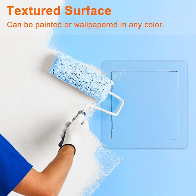 Suteck Plastic Access Panel for Drywall Ceiling 6 x 6 Inch Reinforced Plumbing - Image 4