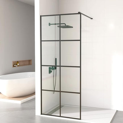 Mainzel 30" W x 76" H Fixed Shower Glass Panel, Frameless 3/8" ANSl Tempered by Mainzelhigh-endshowerdoors