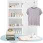 Ropoana Wall Mount Ironing Board Cabinet, Built-in Swivel Ironing Board Foldable by Unknown