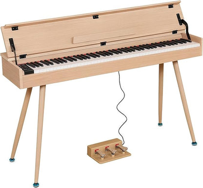 KUMENG Digital Piano 88 Key Weighted Keyboard, Full-Size Desk Progressive by Unknown